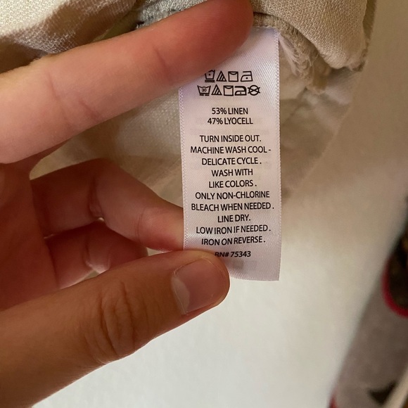 Nicole Miller Cream Utility Jacket with Relaxed Fit - Picture 6 of 6